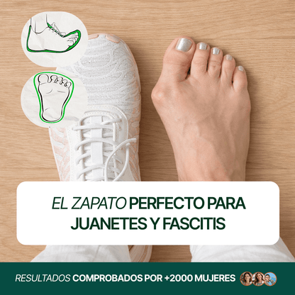 Zapatilla Barefoot Step Natural — Alivio de juanete y dolor plantar