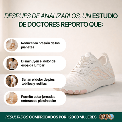 Zapatilla Barefoot Step Natural — Alivio de juanete y dolor plantar